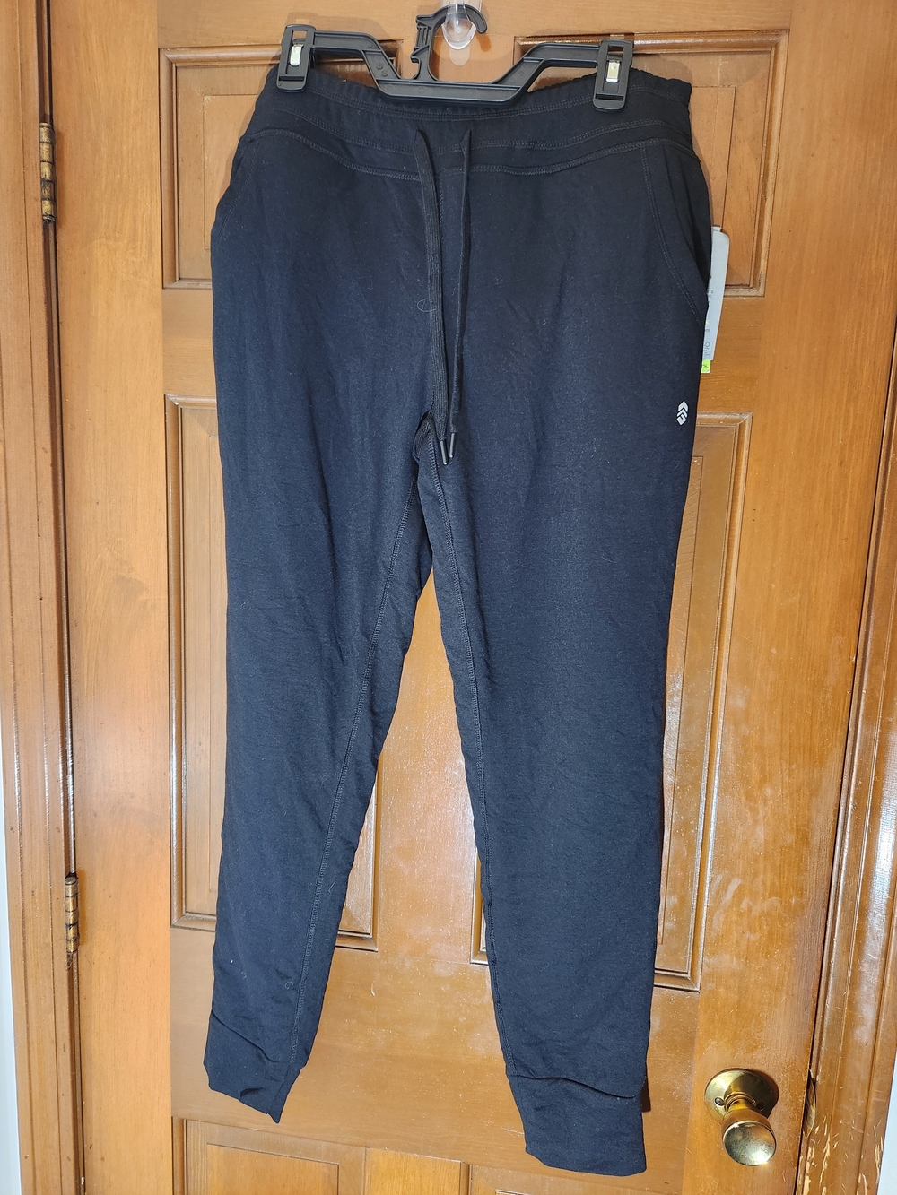Free Country Luxe+ Sherpa Lined Joggers Women M Black NWT